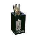 Blank Pen/ Pencil Holder (Jet Black)